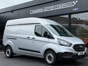 2018 FORD TRANSIT CUSTOM 340 L2H2 HIGH ROOF TOP A/C TWIN DOORS HEATED WINDSCREEN - Picture 1 of 24