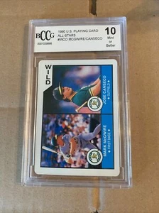 1990 U.S. Playing Card Co. #WCO McGwire Canseco (BCCG 10) - Picture 1 of 4