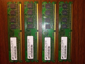 2GB Kit 4X 512mb DDR2 PC2-4200 533Mhz Dell Dimension 8400 9100 9200 & Others - Picture 1 of 1