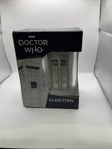 Doctor Who Glass Tardis 500 ml Stein Tankard New In Tatty Box - Picture 1 of 13
