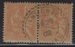 XX-01-4-6: Perlsiegel "Faktor Gehäuse" Typ 1884 von Antignac (Cantal) - Bild 1 von 1