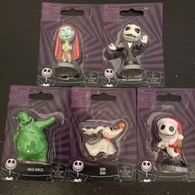 Disney 30 Aniversario Pesadilla Antes de Navidad Figura Set De 5 NUEVO Completo Foto 1 de 4