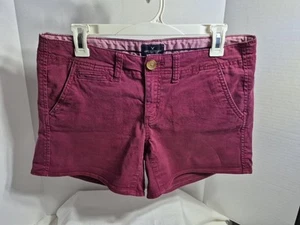 American Eagle Damengröße 8 Stretch-Shortie-Shorts pflaume - Bild 1 von 8