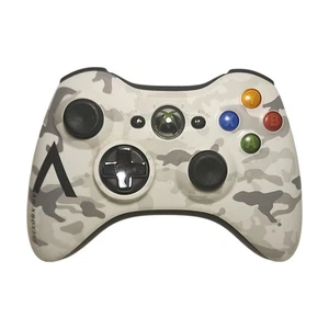 OEM Microsoft Xbox 360 Arctic White Camouflage Wireless Game Controller Selten  - Bild 1 von 7