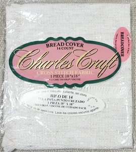 Charles Craft 14 Stück Aida BROTABDECKUNG Haferflocken 18"x18" Kreuzstich NEU in Packung - Bild 1 von 2