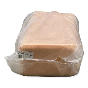 GEN 1014YEL 13.81" x 9.25" x 2.7" Meat Trays - Yellow (100/CT) New - Picture 1 of 5