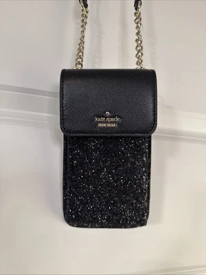 Сумка через плечо Kate Spade North South Laurel Way блестящая черная - Изображение 1 из 4