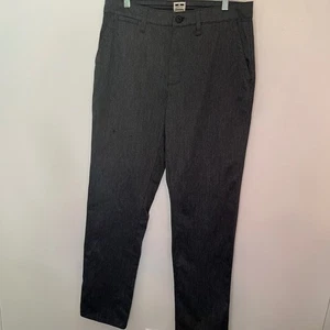 Quiksilver Mens Gray Pants Size 31 Inseam Waist 33 Everyday Chino Casual Comfort - Picture 1 of 10