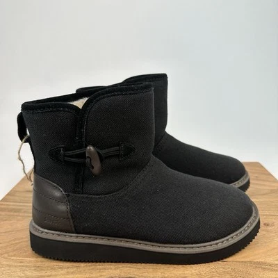 Nuevo Mujer Sanuk Acogedor Ambiente Surf Cuadros Zapatillas Negro Lona Botas Zapatos Talla 6 M Foto 1 de 4