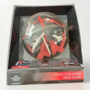 SHARPER IMAGE SPACE CHALLENGE MAZE GLOBE 100 Obstacles Hand Eye Coordination NIB - Picture 1 of 6