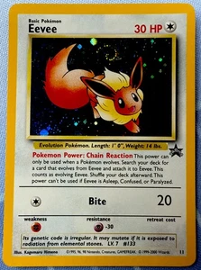 Eevee #11 Black Star Promo SWIRL HOLO Rare Vintage 2000 Pokemon!! - Picture 1 of 19