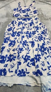 Petal and Pup Damen Gr. Lulu Blumendruck Zweiteiler High Low Kleid - Bild 1 von 13