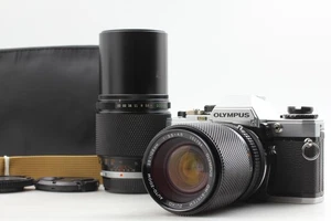 Read! 2Lens set▶[N MINT] Olympus OM10 + 35-105mm f3.5-4.5 MC 200mm f4 From JAPAN - Picture 1 of 24