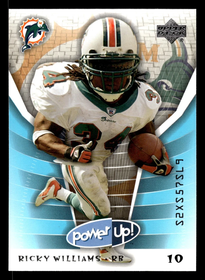 Ricky Williams 2004 Upper Deck Power Up #50 Miami Dolphins - Image 1 of 2