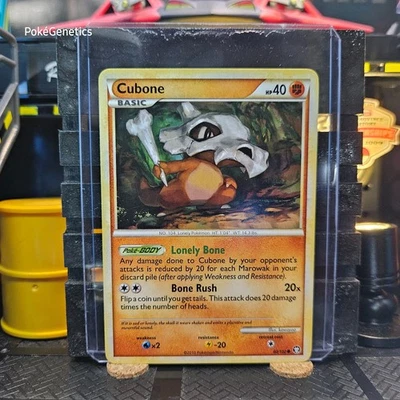 Cubone Triumphant Pokémon TCG 60/102 HeartGold & SoulSilver Common - Image 1 of 4