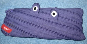 ZIPIT Astuccio Portamatite Viola o Sacchetto Cosmetico; Zipit Originale; 8 1/2"; Diagonale - Foto 1 di 9