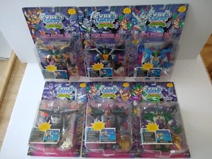 PLAYMATES 1994 TMNT TORTUGAS NINJA MUTANTES ADOLESCENTES - CYBER SAMURAI - JUEGO DE 6 - Imagen 1 de 13