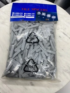 Wedges Leveling Spacer Tool Wall Floor Tiling 1-5.0MM x 500 - Picture 1 of 4