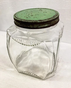 Alfred Jones' Sons FINAN HADDIE FISH Jar Hoosier - Sin etiqueta - Imagen 1 de 6