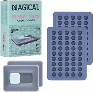 Machine 2ML Silicone Non-Stick Gummy Trays - Perfect Making Hard Candy, Chocolat - Picture 1 of 8