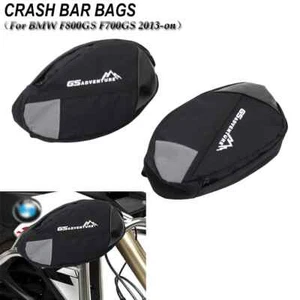 Upper Crash Bars Bags Tool Luggage Bag Fit For BMW F800GS F700GS 2013-2020 - Picture 1 of 11