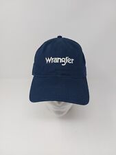 Wrangler Strap Back Dad Hat Blue Cap