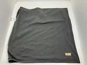 UGG King Pillowcase Dark Grey/ Black Color Polyester Material Soft - Picture 1 of 5