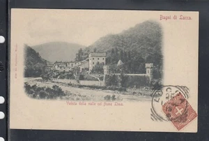 Cartolina Bagni di Lucca Veduta della Valle Fiume Lima IB540 - Picture 1 of 2