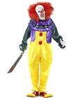 Clown Costumes - Creepy Clown Circus Clown - Mens Fancy Dress Costume Scary IT