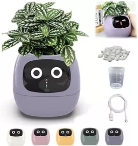 Ai Smart Planter Smart Plant Care Pot Ai Chips 7 Sensors 49 Expressions - Picture 1 of 22
