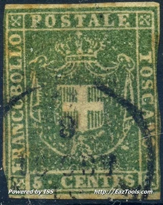 ITALIE TOSCANE N° 18 AVEC OBLITERATION A VOIR - Picture 1 of 2