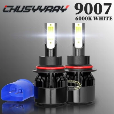 For FORD Taurus 1990-2007 LED Headlight Kit 9007 HB5 6000K White High/Low Bulbs - Image 1 of 4