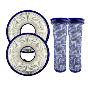 2x Pre & 2x Post HEPA Filter For Dyson DC41 DC65 DC66 Ball Animal 1,2,3 Mk2 ERP - Picture 1 of 8