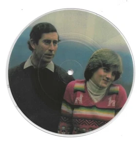 Princess Diana Charles Picture Disc HEROES & ANGELS: Hey Diana 7" 45 Record 1981 - Picture 1 of 2