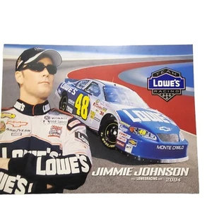 Póster promocional Jimmie Johnson 48 carreras 8""x10,5"" Lowes 2004 Nascar Cup Chevy - Imagen 1 de 6
