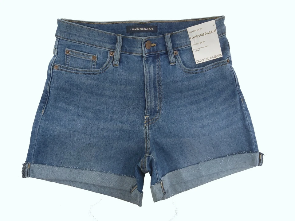 Calvin Klein Jeans Women's Repreve High Rise Short Cjcs8030 Size 8p