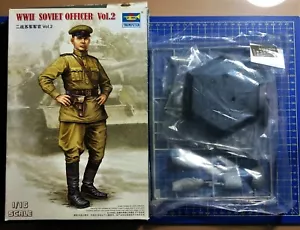 TRUMPETER 00704 - WWII SOVIET OFFICER VOL.2 - 1/16 PLASTIC KIT - Bild 1 von 2