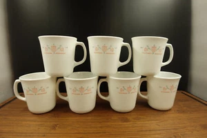 7 Corelle Dutch Lattice Mugs - Picture 1 of 16