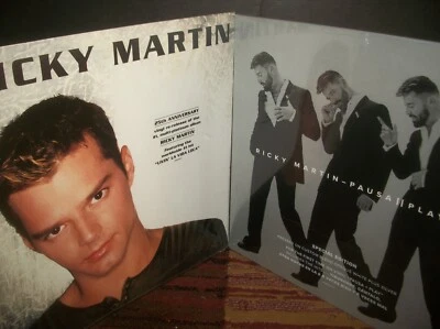 Lot 2 RICKY MARTIN LPs - Ricky Martin / Pausa Play - New SEALED vinyl - Image 1 of 2