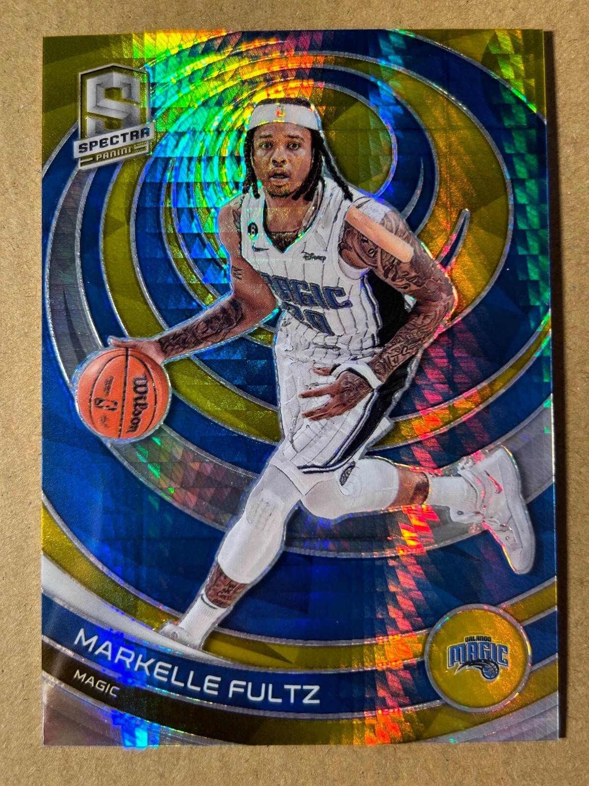 2022-23 PANINI SPECTRA BASKETBALL SSP GOLD #10/10 MARKELLE FULTZ ORLANDO MAGIC