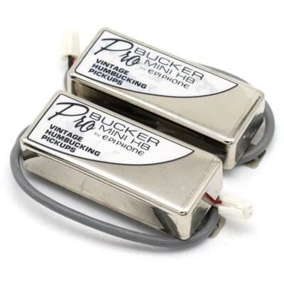 6 Strings Mini ProBucker Electric Guitar Closed Cover Humbucker Pickups Chrome - Image 1 of 4