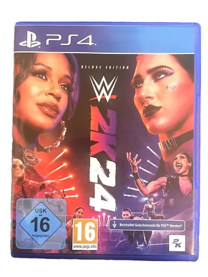 PS4 Spiel WWE 2K24 Deluxe Edition Deutsch PlayStation 4 Neuwertig Sehr Gut R1427 - Bild 1 von 2