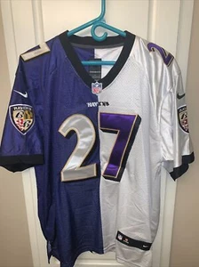 STITCHED SEWN RAY RICE NIKE ELITE HOME AWAY SPLIT JERSEY BALTIMORE RAVENS MEN 48 - Picture 1 of 10