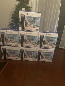 NEW Sony PlayStation 5 Disc Console Horizon Forbidden West Bundle Blue-Ray White - Picture 1 of 5