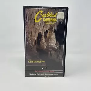 Carlsbad Canyons National Park Guadalupe Mountains New Mexico VHS Clamshell - Foto 1 di 17