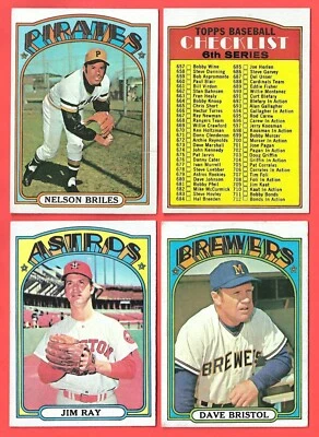 1972 Topps baseball mid-range set break 602-787 - You Pick 'Em - Image 1 of 2