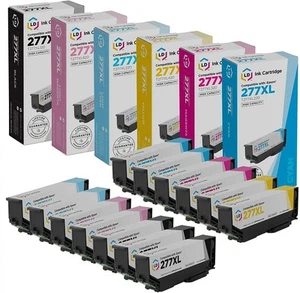 13pk Replacement Ink Cartridge for Epson 277 XL 277XL Black Cyan Magenta Yellow - Picture 1 of 9