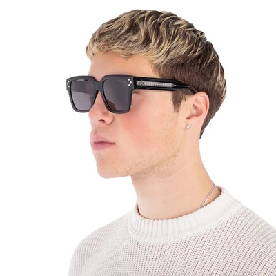 Dior Smoke Square Men's Sunglasses CD DIAMOND S3F 10A0 DM40084F 01A 55 - Image 1 of 4