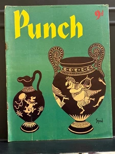 PUNCH Magazine November 27 1957 American cowboy cartoon Wild West - Picture 1 of 3