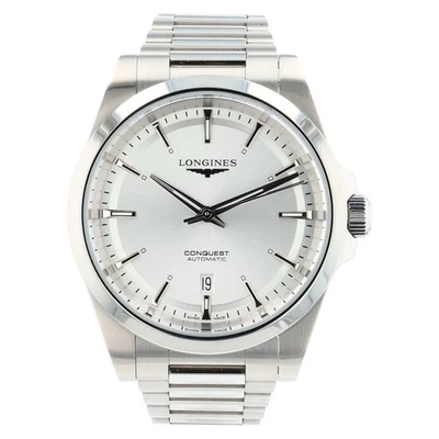 Longines Conquest Stainless Steel Silver Dial 41mm Automatic Watch L3.830.4 - image 1 of 4